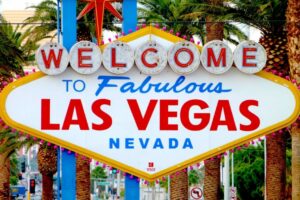 sign saying welcome to fabulous las vegas