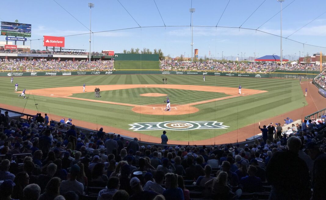 Baseball field in Mesa, Arizona