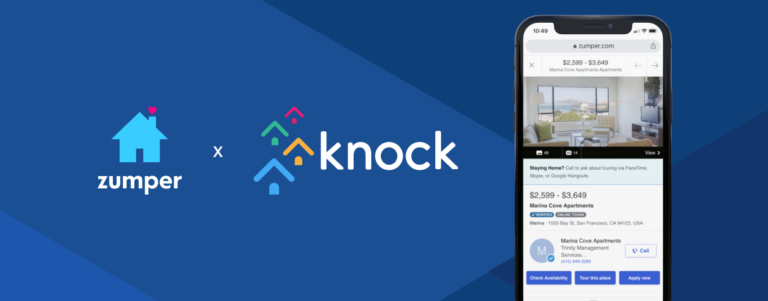 Zumper Partners with Knock to Deliver Higher Quality Leads to Customers