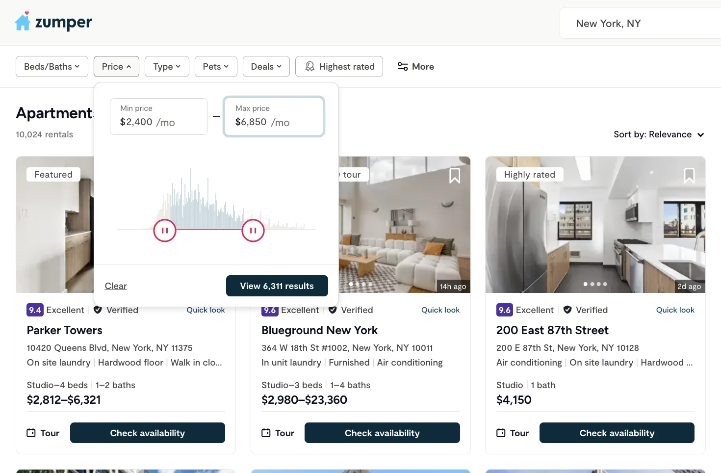 some of the best online renter tools you can use include the price filter 