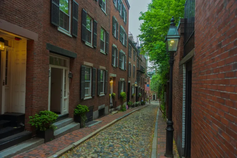 Map of Boston's most affordable neighborhoods including Franklin Field, Eagle Hill, and Dorchester showing median rents and transit connections