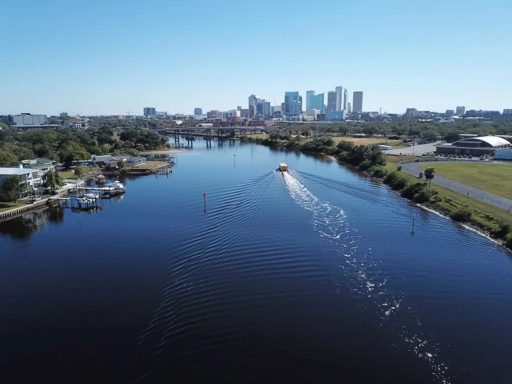 A view of downtown Tampa, where cost of living is slightly below national average